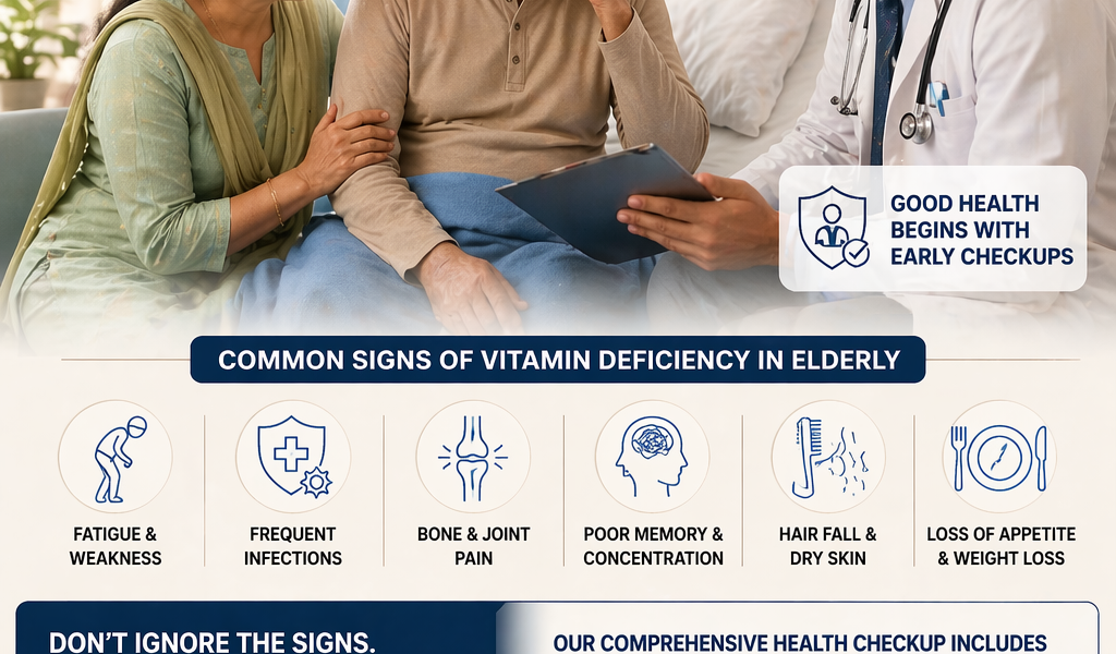 Vitamin Deficiency Symptoms in Elderly – When to Get a Vitamin Deficiency Test in Sonipat