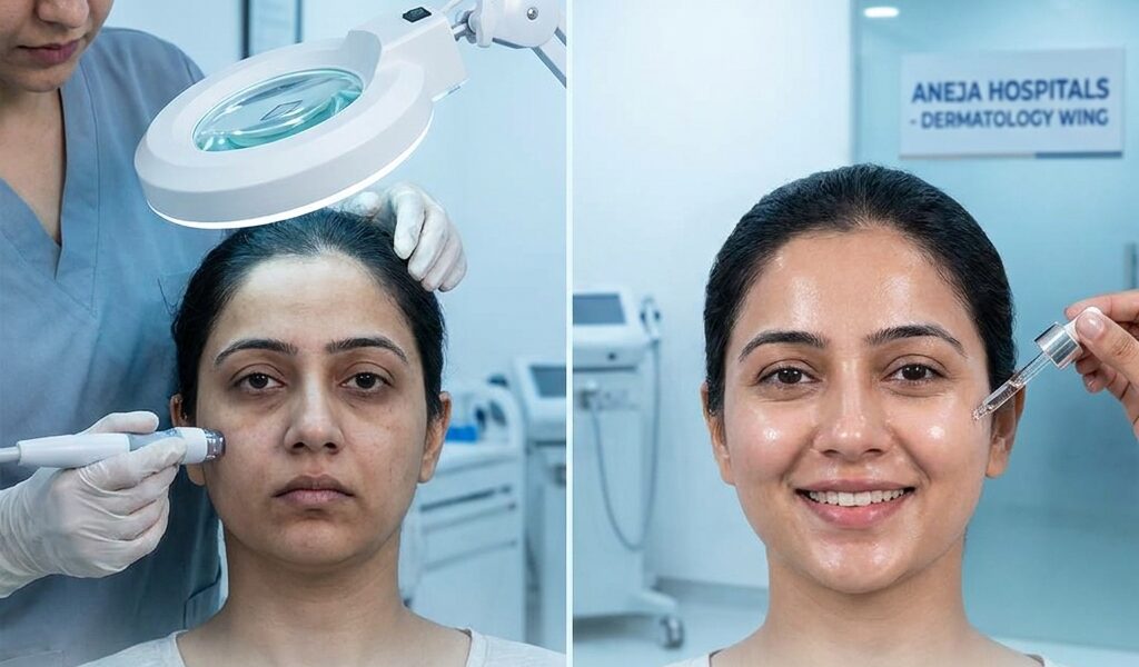 Skin Glow Treatments Available at Aneja Hospital – Get Healthy, Radiant Skin