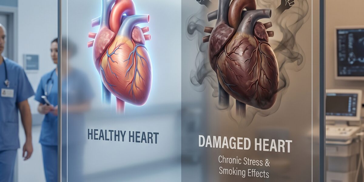 How Smoking and Stress Damages Heart Health Over Time