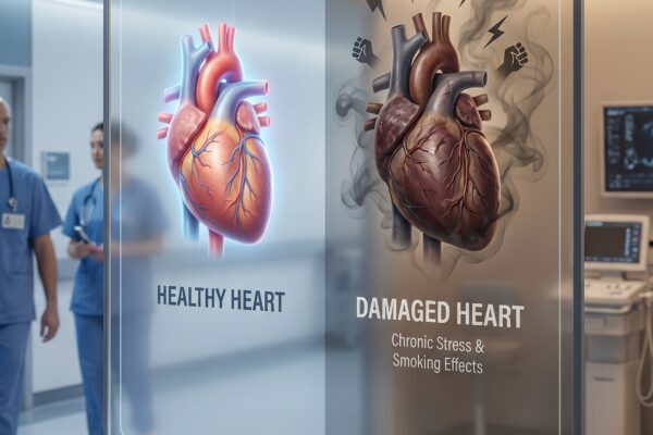 How Smoking and Stress Damages Heart Health Over Time