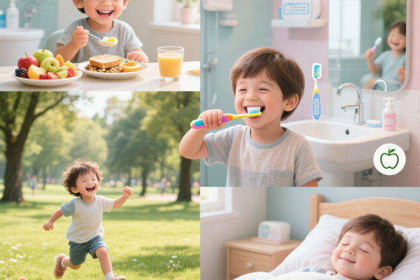 Daily Care Routine to Ensure Healthy Growth and Strong Immunity in Children