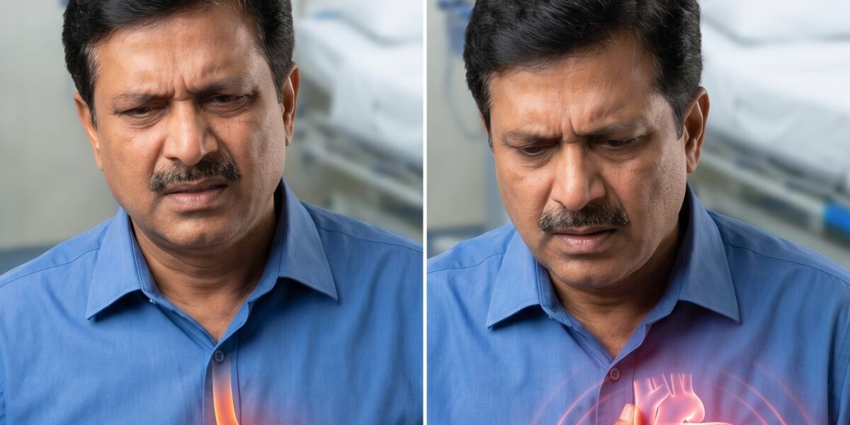 Difference Between Acidity and Heart Pain: A Dangerous Misunderstanding Many People Make