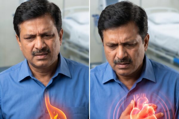 Difference Between Acidity and Heart Pain: A Dangerous Misunderstanding Many People Make