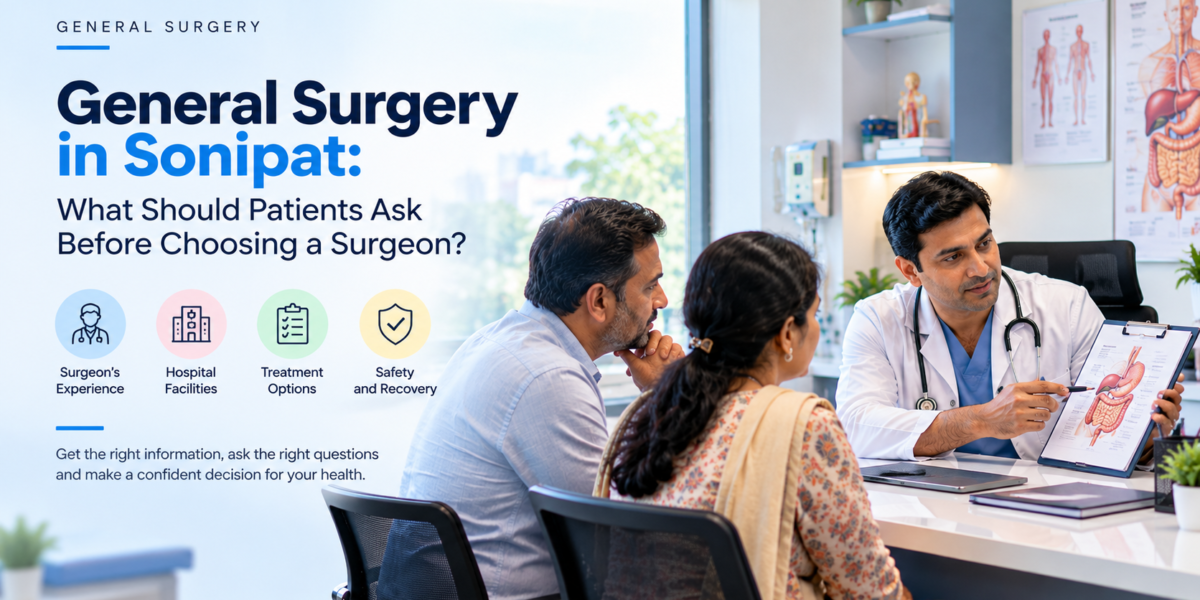General Surgery in Sonipat: A Patient-Friendly Guide to Choosing the Right Surgeon