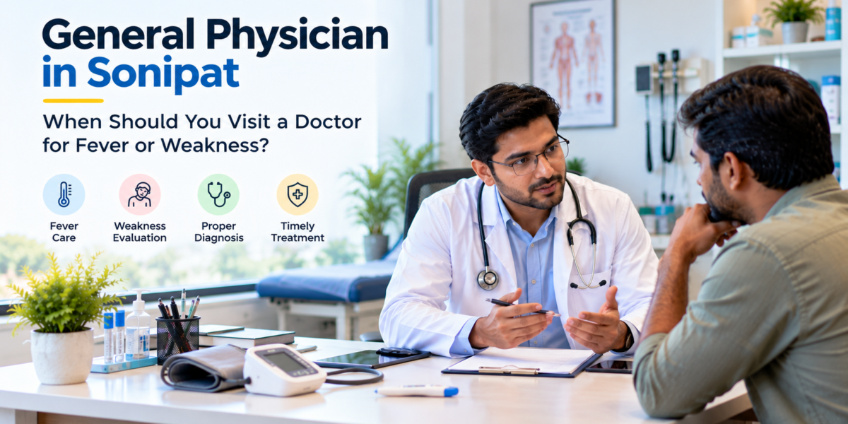 General Physician in Sonipat: When Should You Visit a Doctor for Fever or Weakness?