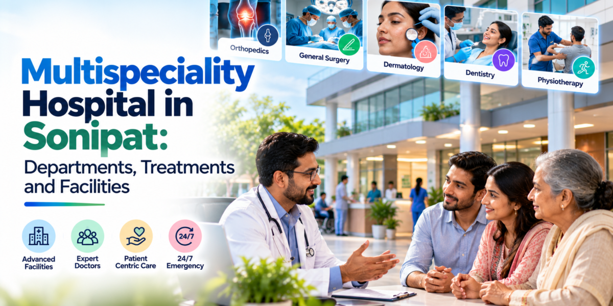 Multispeciality Hospital in Sonipat: Departments, Treatments and Facilities