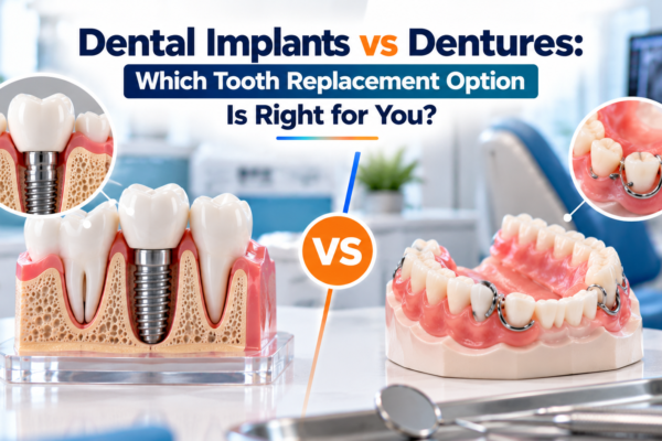 Dental Implants vs Dentures: Which Tooth Replacement Option Is Right for You?