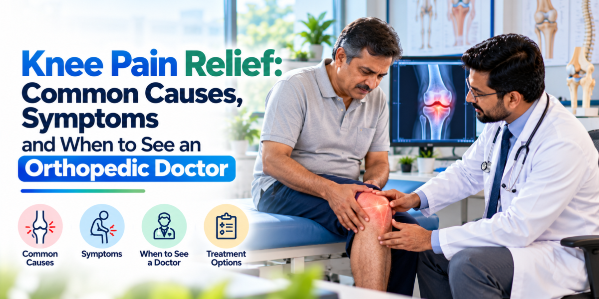 Knee Pain Relief: Common Causes, Symptoms and When to See an Orthopedic Doctor