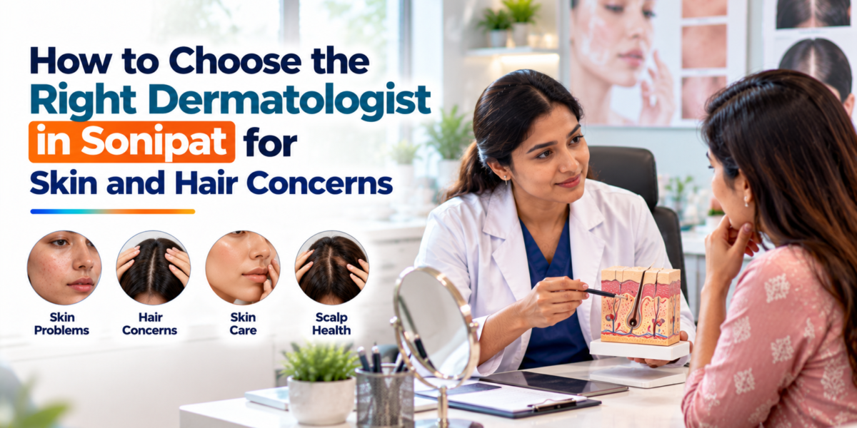 How to Choose the Right Dermatologist in Sonipat for Skin and Hair Concerns
